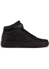 Sneaker Lotto, Damen, Gr. 41, schwarz, Synthetik, clean, Schuhe Sneaker, - in angesagtem Midcut Basketball-Design