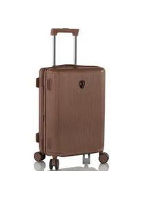Hartschalen-Trolley Heys "Earthtone, verschiedene Gr&ouml;&szlig;en und Farben", Gr. B/H/T: 35cm x 53cm x 22cm 43 l, braun (umber), Polycarbonat, Koffer, Heys x Joachim Llambi Reisegep&auml;ck TSA Schloss Volumenerweiterung