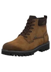 Winterstiefelette Rieker, Herren, Gr. 40, braun, dunkelbraun, Lederimitat, used, Schuhe Winterstiefelette, Winterboots, Outdoorstiefelette mit TEX und Innenrei&szlig;verschluss