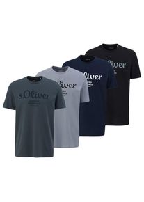 s.Oliver Logo T-Shirt Herren T-Shirt