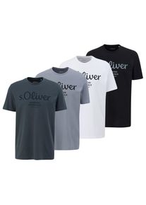 s.Oliver Logo T-Shirt Herren T-Shirt