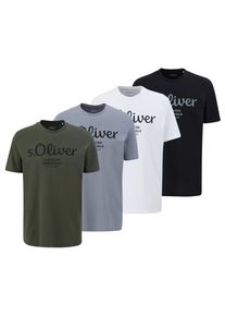 s.Oliver Logo T-Shirt Herren T-Shirt
