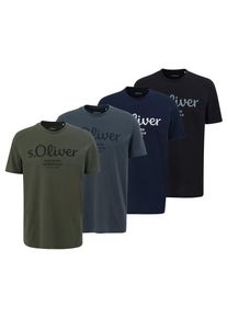 s.Oliver Logo T-Shirt Herren T-Shirt