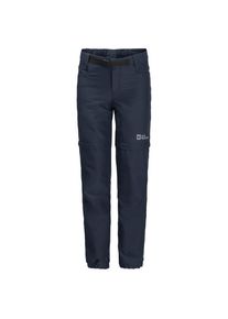 Softshellhose Jack Wolfskin Active Zip Off Pants Kinder (Gr 128 |blau)