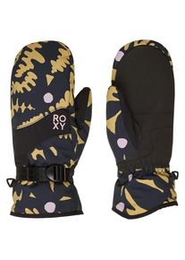 Roxy Jetty Mittens Handschuhe Damen (Gr S |schwarz |wasserdicht)