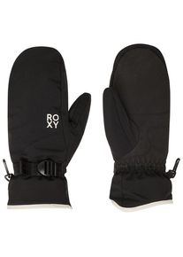 Roxy Jetty Solid Mittens Handschuhe Damen (Gr&ouml;&szlig;e L |schwarz |wasserdicht)