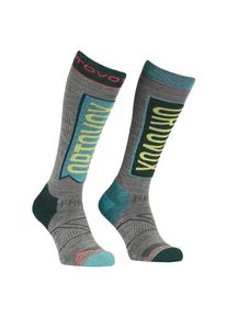 Skisocken Ortovox Free Ride Long Socks Damen (Gr 35-38 |grau)