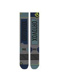 Ortovox Free Ride Long Socks Skisocken Herren (Gr 42-44 |grau)