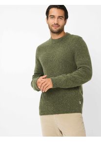 Brax Herren Strickpullover Style BUDDY olive Grün Oliv, grün - oliv, Gr. L