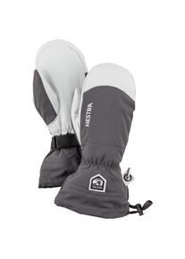 Hestra Army Leather Heli Ski Mitt Handschuhe (Gr&ouml;&szlig;e 7 |grau |wasserdicht)