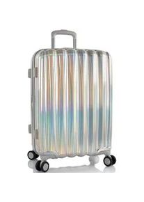 Hartschalen-Trolley Heys "Astro, verschiedene Gr&ouml;&szlig;en und Farben", Gr. B/H/T: 44cm x 66cm x 26cm 68 l, silber, Polycarbonat-Verbundwerkstoff, festlich, Koffer, Heys x Joachim Llambi Reisegep&auml;ck TSA Schloss Volumenerweiterung