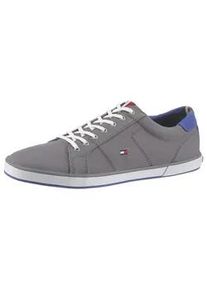 Sneaker Tommy Hilfiger "H2285ARLOW 1D", Herren, Gr. 40, grau (grau, blau), Textil, Schuhe Sneaker, Freizeitschuh, Halbschuh, Schn&uuml;rer mit seitlicher Flaggen-Stickerei