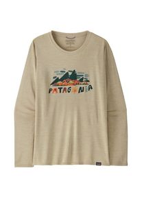 Patagonia L/S Cap Cool Daily Graphic Shirt Longsleeve Women (Größe XL |beige)