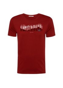 Greenbomb Nature Forest Couple Guide T-Shirt T-Shirt Men (Gr S |rot)