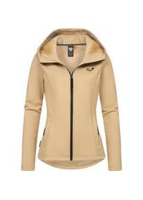Kapuzensweatjacke Ragwear "Lyshka", Damen, Gr. XXXL(46), grau (taupe), Sweatware, Material: 95% Polyester, 5% Elasthan, figurumspielend h&uuml;ftbedeckend, hoch geschlossener Ausschnitt, &Auml;rmel ohne &Auml;rmelschlitz normaler Saum, Sweatjacken, Sportliche weiche und elastische Kapuzenjacke