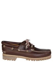 Timberland Loafer - Perforated Leather Boat Shoes - Gr. 10_5 - in Braun - f&uuml;r Damen