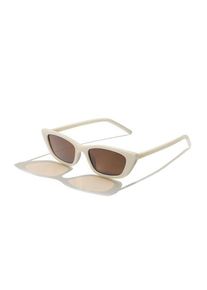 LANDS' END TITANIA Cat Eye Sonnenbrille, Damen,  Wei&szlig;, by Lands' End