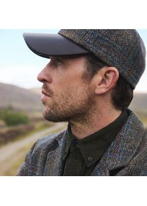 LANDS' END Harris Tweed Baseball-Kappe, Herren,  Braun, Wolle, by Lands' End