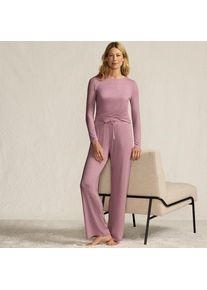 LANDS' END Pyjama-Set aus Viskose, Damen,  Pink, Viskose, by Lands' End