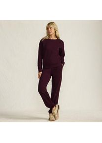 LANDS' END Sweatshirt SERIOUS SWEATS, Damen,  Rot, Elasthan/Baumwoll-Mischung/Polyester-Mischung, by Lands' End