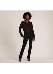 LANDS' END Samtbluse f&uuml;r Damen in Petite-Gr&ouml;&szlig;e, Damen, size: petite, Braun, Polyester, by Lands' End