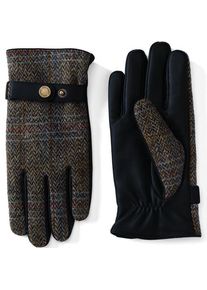LANDS' END Harris Tweed Handschuhe, Damen,  Braun, Wolle, by Lands' End
