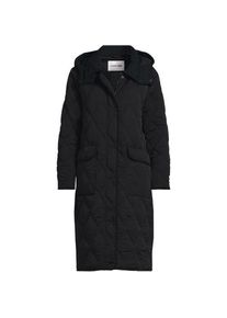 LANDS' END Steppmantel FeatherFree mit Kapuze, Damen,  Schwarz, Nylon, by Lands' End