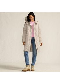 LANDS' END Steppmantel FeatherFree mit Kapuze, Damen,  Wei&szlig;, Nylon, by Lands' End