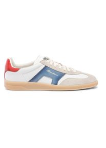Santoni Low-Top Sneaker - Men's leather sneaker - Gr. UK_12 - in Wei&szlig; - f&uuml;r Damen