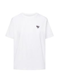 Hey Honey T-Shirt Leo Heart Sport-BH Damen (Gr L |wei&szlig;)