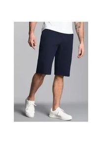 Jerseyhose TRIGEMA "TRIGEMA Bermuda aus Single-Jersey", Herren, Gr. 5XL, US-Gr&ouml;&szlig;en, blau (navy), Single Jersey, 100% Baumwolle, Hosen Jerseyhose