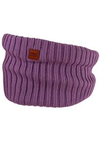 MaxiMo Tube Rippe mit Jerseyfutter Schal Kinder Alltag (Gr 1 - 47-51 cm |lila)