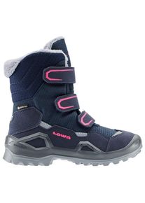 Lowa Milo Evo GTX Hi Junior Winterschuhe Kinder (Größe 34 |blau |wasserdicht)
