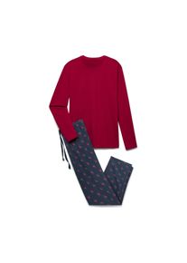 Tchibo - Pyjama - Herren - Gr. M - dunkelblau/print