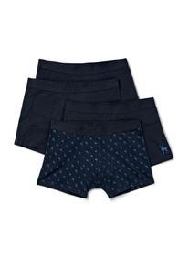 Tchibo - 4 Slipboxer - Herren - Gr. L/6 - dunkelblau/print