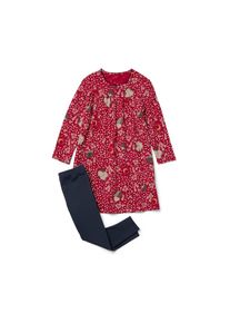 Tchibo - Kinder Nachthemd mit Leggings - M&auml;dchen - Gr. 110/116 - dunkelblau/print
