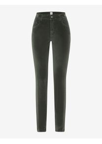 Brax Damen Röhrenjeans Style SHAKIRA DEEP FOREST, dunkelgrün, Gr. 34