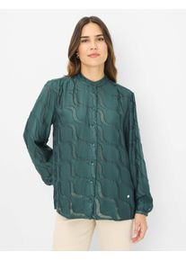 Brax Damen Bluse Style VIVI midnight forest, dunkelgrün, Gr. 46