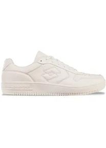Sneaker Lotto, Damen, Gr. 44, wei&szlig;, Synthetik, unifarben, Schuhe Sneaker, - im Lowcut-Basketballdesign