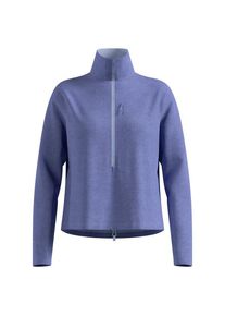 Fleecejacke Odlo Mid Layer 1/2 Zip Grid Fleece Damen (Gr M |lila/blau)