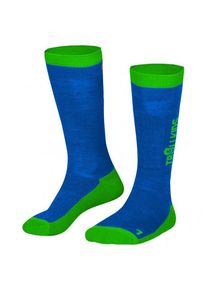 Trollkids Ski Socks Skisocken Kinder (Größe 35-38 |blau)