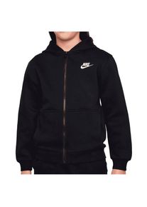 Nike Sportswear Club Fleece Full Zip Freizeitjacke Kinder (Gr XS |schwarz)