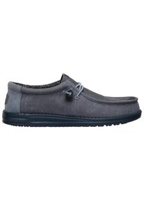 Sneaker HeyDude Wally Stretch Canvas Block Herren (Gr 47 |blau)