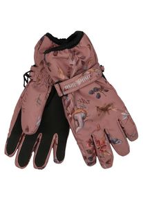 Mikk-line Polyester Glove Handschuhe Kinder (Gr 110/116 - 5-6 Years |braun |wasserdicht)