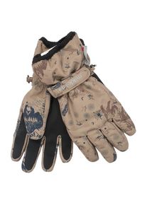 Mikk-line Polyester Glove Handschuhe Kinder (Größe 122/128 - 7-8 Years |beige |wasserdicht)