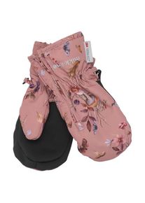 Mikk-line Polyester Baby Mittens Zip Handschuhe Kinder (Gr 86/92 |rosa |wasserdicht)