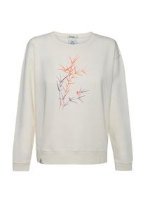 Greenbomb Nature Bird Reed Canty Pullover Damen (Gr XS |grau)