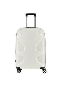 Hartschalen-Trolley IMPACKT "IP1, verschiedene Gr&ouml;&szlig;en und Farben", Gr. B/H/T: 45cm x 67cm x 28cm 73 l, wei&szlig; (polar wei&szlig;), Polypropylen, unifarben, Koffer, Hartschalen-Koffer vegan Koffer Reisegep&auml;ck USB-Port TSA Zahlenschloss