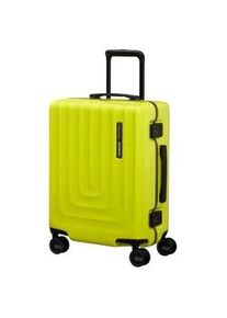 Hartschalen-Trolley Samsonite "FOCUS, verschiedene Gr&ouml;&szlig;en und Farben", Gr. B/H/T: 40cm x 55cm x 23cm 40 l, metallic lime, Polycarbonat, Koffer, Reisegep&auml;ck, Hartschalen-Koffer, TSA-Schloss