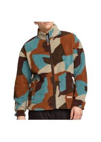Fleecejacke Revolution Printed Teddy Jacket Herren (Gr XXL |braun)